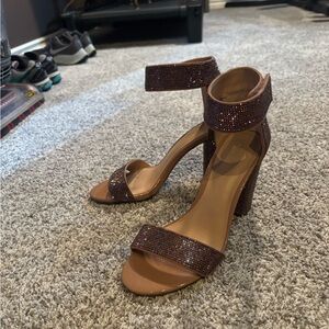 Elegant purple Strappy Heels